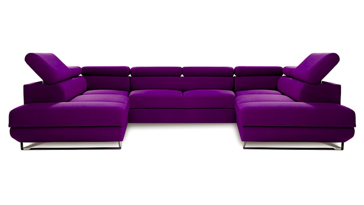 Moderna U-oblikovana sedežna garnitura