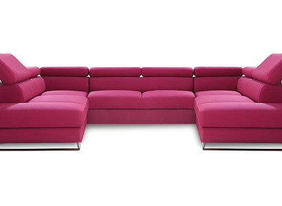 Moderna U-oblikovana sedežna garnitura