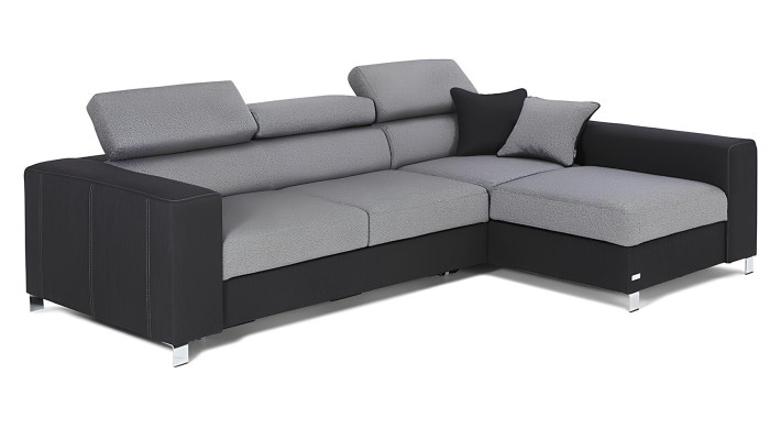 Moderna L-oblikna kavča z funkcijo postelje