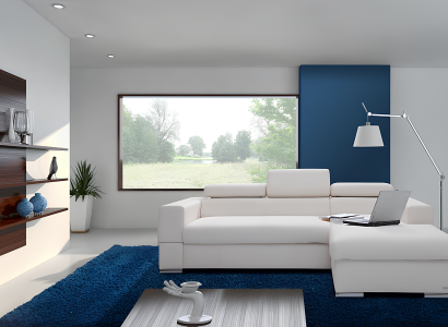 Moderna L-oblikna kavča z funkcijo postelje in prostorom za shranjevanje