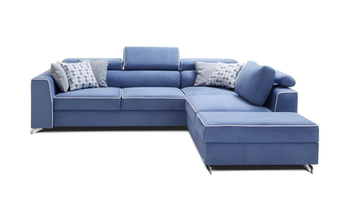 L-oblikovana raztegljiva sedežna garnitura