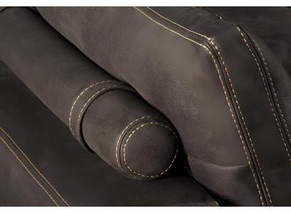 Moderna kotna sedežna garnitura iz 100% usnja