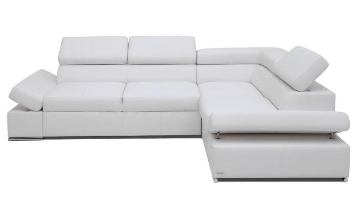 Moderna kotna sedežna garnitura 100% usnje