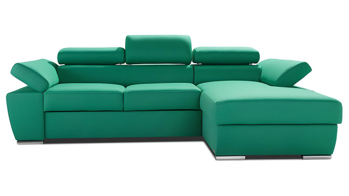 Moderna kotna sedežna garnitura z funkcijo postelje