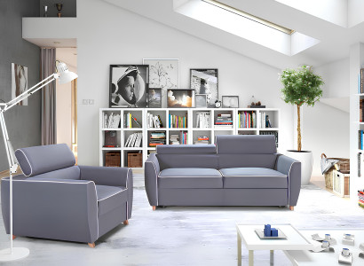 Kavč stol s tkaninsko prevleko za 1 osebo v dnevni sobi