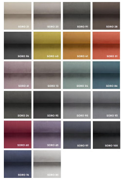 Moderna dvosedna Chesterfield kavča v modrem blagu