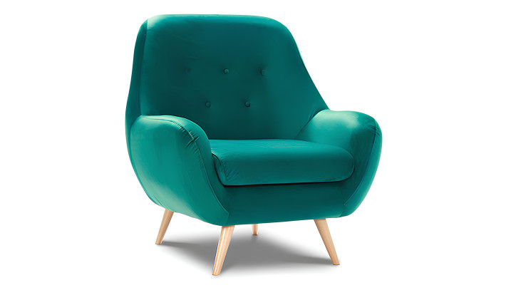 Stol za sprostitev in gledanje televizije, zelen, nov