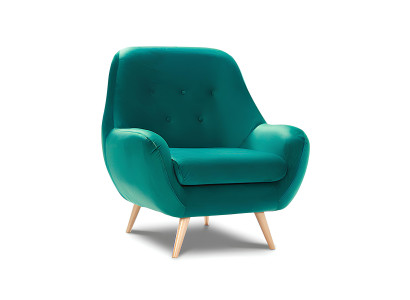 Stol za sprostitev in gledanje televizije, zelen, nov