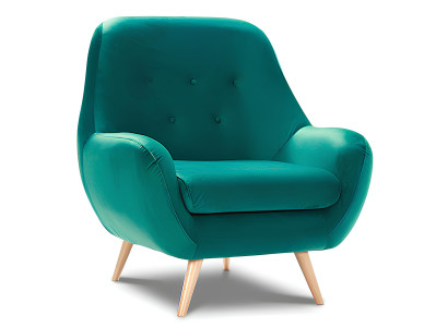 Stol za sprostitev in gledanje televizije, zelen, nov