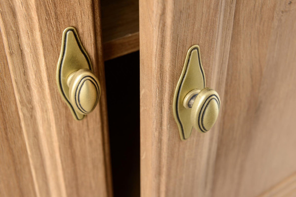 Samostojna kopalniška omarica, hrast, stenska omara