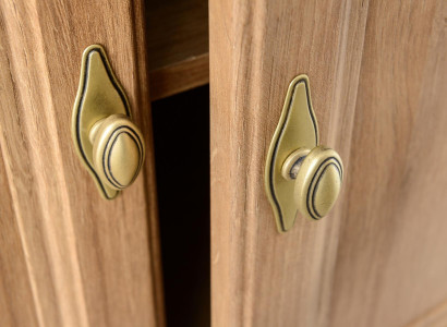 Samostojna kopalniška omarica, hrast, stenska omara