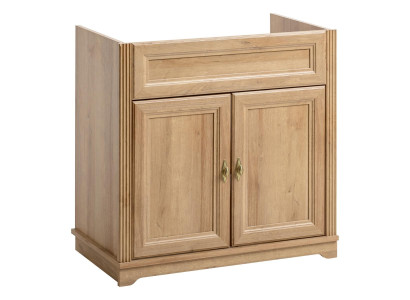 Mobilna kopalniška omarica 80 cm v rustikalnem slogu