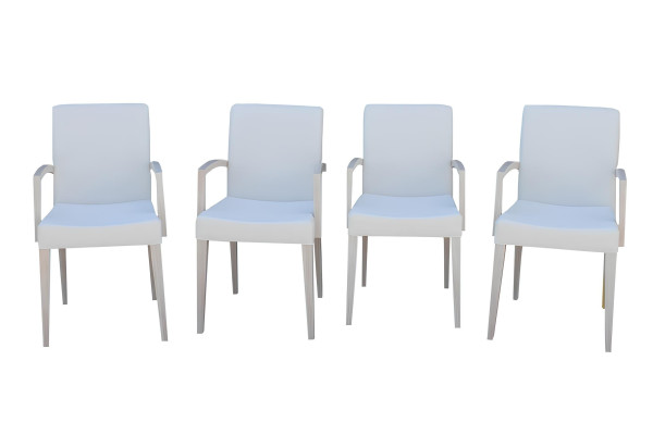 Sodobna jedilna garnitura s ročnimi nasloni, 4x nova