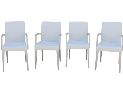 Sodobna jedilna garnitura s ročnimi nasloni, 4x nova