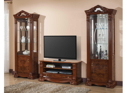 Classico dnevna soba pohištvo RTV vitrina omara nova 3 kosi.