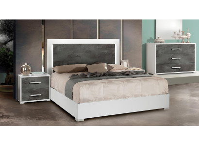 Luksuzna hotelska postelja z nočnimi omaricami 3 kosi