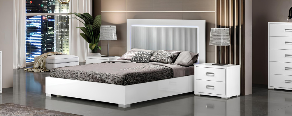 Moderen leseni nočni omarici komplet za spalnico