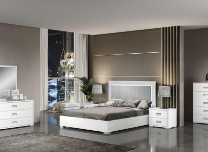 Moderen leseni nočni omarici komplet za spalnico