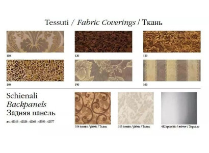 Set oblazinjenih stolov klasičnega dizajna 4x barok iz lesa