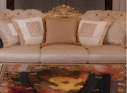 Chesterfield klasična trosedna sedežna garnitura tekstilna sofa 3 sedeži