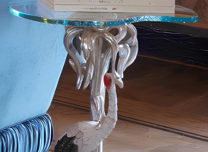 Luksuzna lesena klubska miza klasične mize baročne rokoko stranska miza