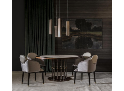 Okrogla italijanska baročna miza