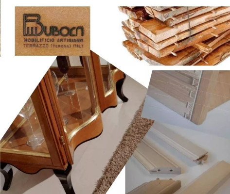 Luksuzni stekleni omarici, rjave vitrine, klasično italijansko pohištvo