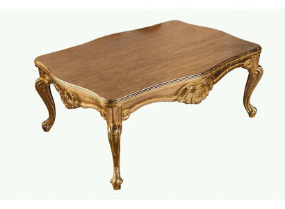 Luksuzna kavna mizica 136x90 baročne rokoko mize pravokotne dekoracije