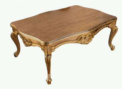 Luksuzna kavna mizica 136x90 baročne rokoko mize pravokotne dekoracije