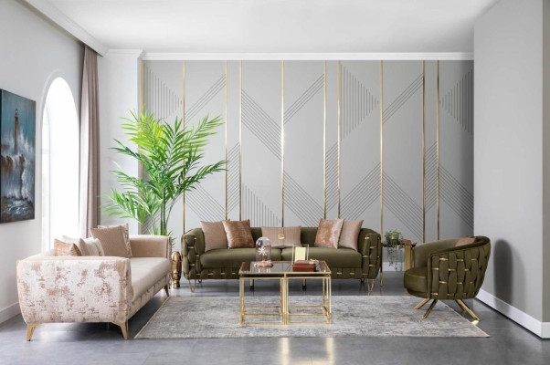 Sedežna fotelj z vrtljivim mehanizmom