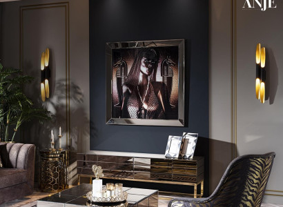 Luksuzni kavč komplet RTV TV stojalo trosed