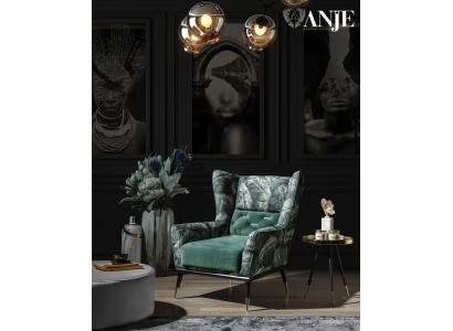 Luksuzni komplet kavčev za dnevno sobo s trojnim kavčem, kavnim mizico in stolom 6 kosov