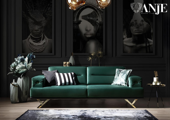 Kavč komplet za dnevno sobo oblazinjena pohištvena kolekcija