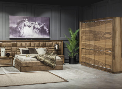 Luksuzna postelja 160x200 hotelsko pohištvo s prevleko