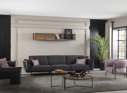 Udobna in luksuzna sedežna garnitura za dnevno sobo, klubska sedišča, pohištvo, vijolična sedežna garnitura