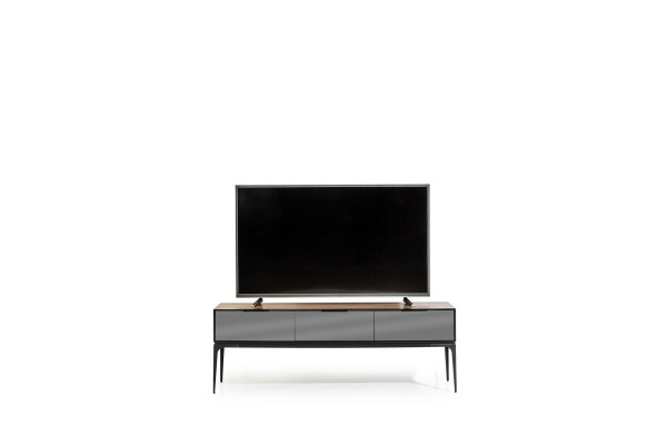 Bež, črna in rjava omara za dnevno sobo