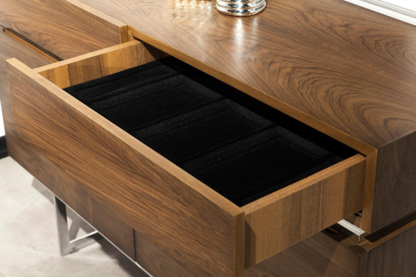 Luksuzna spalni pohištvo, nočna omarica, omara, nočna omarica, ogledalo v 6 delih