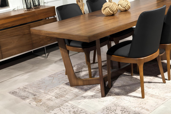 Set jedilne mize s 4 stoli, trajno, ogledalo