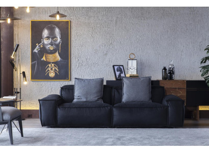 Sofa za 3 osebe iz udobnega materiala za dnevno sobo