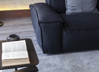 Set dveh delov Kavč + Naslonjač Udoben in mehak Modern luksuzen nov