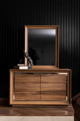 Idealna pohištvena garnitura za hotel, udobna postelja, omara, 6 delov