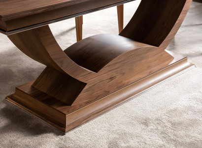 Eleganten jedilni miza z nogami