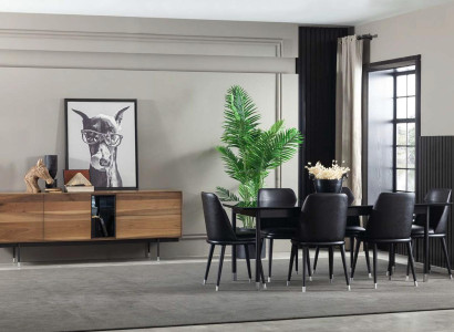 Moderna praktična buffet z novim prostorom za shranjevanje