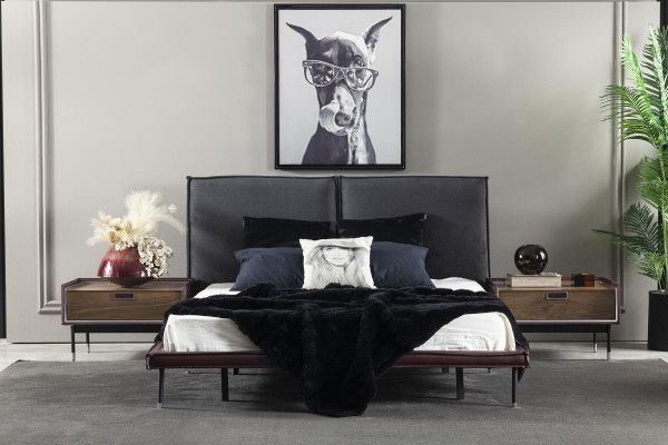 Luksuzna rjava nočna omarica za spalnico, moderna konzola