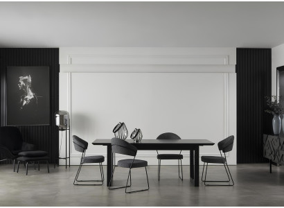 Möbelset Mustan z omaro, stoli in mizo