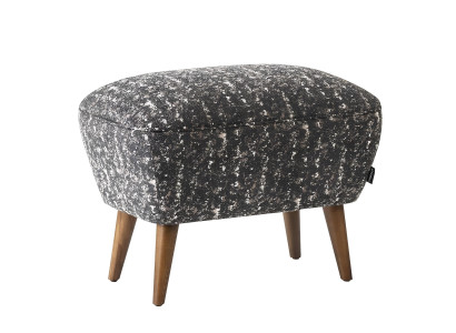 Moderen puf iz sive tkanine