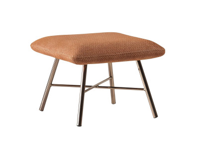 Moderna stol iz jekla, premium mehka pohištvo