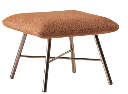 Moderna stol iz jekla, premium mehka pohištvo