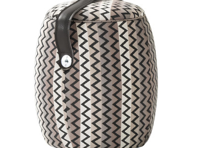 Moderen, okrogel in luksuzen pouf za dnevno sobo