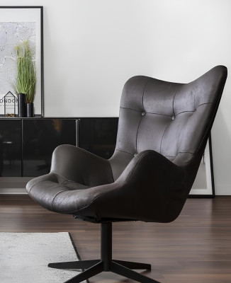 Črna L-oblikovana kavč s funkcijo postelje